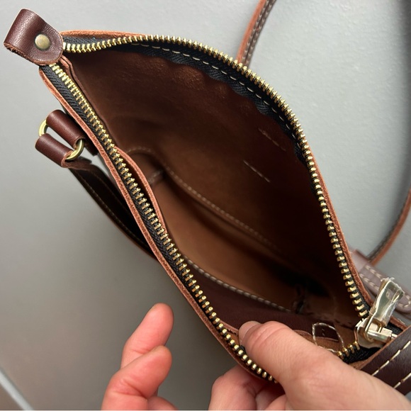 Portland Leather Rich Brown Shoulder Bag NEW 🆕 - Picture 9 of 13